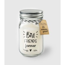 Paperdreams Black & White scented candles - Best friends