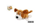 Peluche chien à rouler avec son 28 cm avec piles