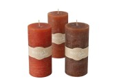 Boltze Home Stompkaars Basic Ø7xH15cm bruin colour-mix