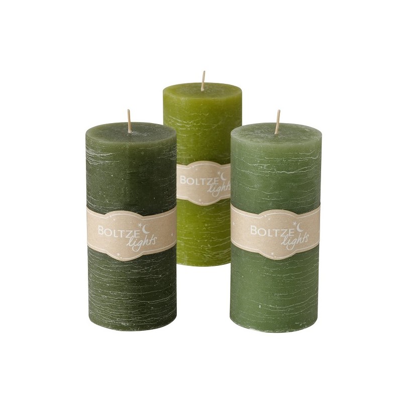 Boltze Home Stompkaars Basic Ø7xH15cm groen colour-mix