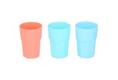Set de gobelets en plastique 3 pièces Ø8,3x12cm