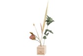Esschert Design Fleurs et herbes bois standard 4x4cm (hors fleurs)