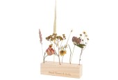 Esschert Design Fleurs et herbes bois standard 15x4x4cm (hors fleurs)