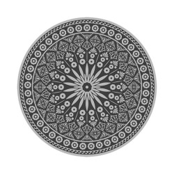 Esschert Design Tuintapijt Grijs Rond Ø170cm