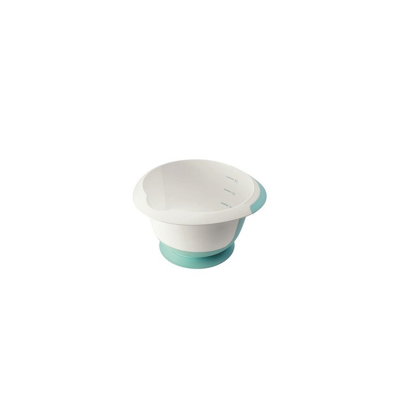 Keeeper mengkom 3,5L met zuignap Ø27x15cm wit/aqua