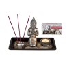 Decoset Bouddha sur plateau en bois 22x14cm