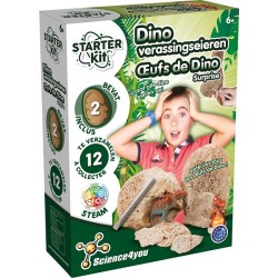 Science4You Kit de démarrage Oeufs Surprise Dino