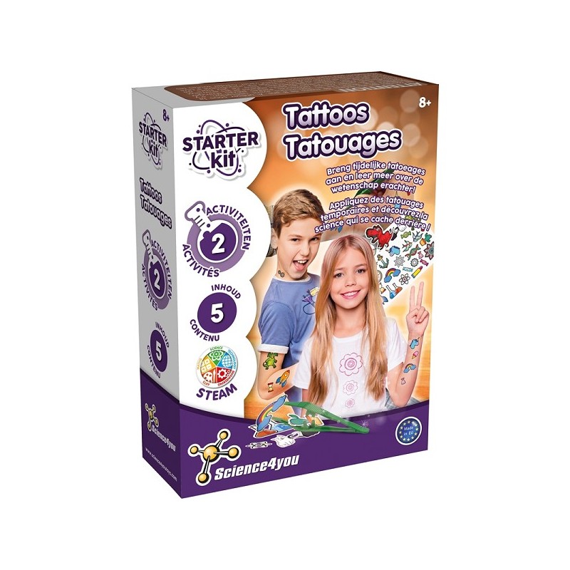 Science4You Kit de démarrage Tatouages