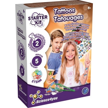 Science4You Kit de démarrage Tatouages