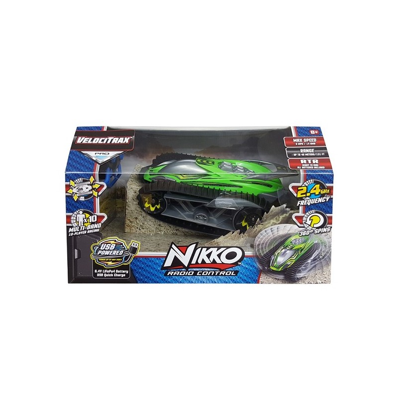 Nikko RC voiture Velocitrax vert fluo