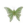 Deco Vlinder Fab 44x3,5x33cm groen metaal
