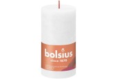 Bolsius Shine Collection Rustiek stompkaars 130/68 Cloudy White- Wolkenwit
