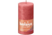 Bolsius Shine Collection Rustiek stompkaars 130/68 Blossom Pink -Bloesem Roze