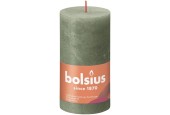 Bolsius Rustiek stompkaars 130/68 Fresh Olive- Fris Olijf