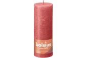 Bolsius Shine Collection Bougie bloc rustique 190/68 Blossom Pink - Blossom Pink