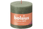 Bougie bloc rustique Bolsius 100/100 Olive fraîche - Olive fraîche