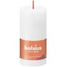 Bolsius Shine Collection Rustiek stompkaars 100/50 Cloudy White- Wolkenwit