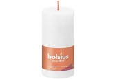 Bolsius Shine Collection Bougie bloc rustique 100/50 Cloudy White- Cloudy White