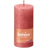 Bolsius Shine Collection Bougie pilier rustique 100/50 Blossom Pink -Blossom Pink