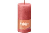 Bolsius Shine Collection  Rustiek stompkaars 100/50 Blossom Pink -Bloesem Roze