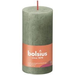 Bougie pilier rustique Bolsius 100/50 Olive fraîche - Olive fraîche
