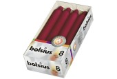 Bolsius Dinerkaars 180/21mm doos a 8 WIJ