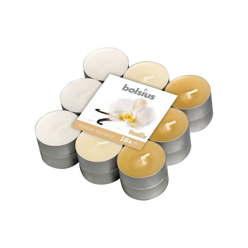 Bolsius Geurtheelicht 4u 18 stuks Vanille