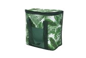 Sac isotherme imprimé feuilles polyester 17x34x34cm