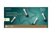 Lumineo traditionele Kaarsverlichting 30L voor binnen gebruik warm wit
