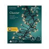 Éclairage cluster LED Lumineo 2040L 17m avec variateur et timer, Classique chaud