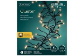 Éclairage cluster LED Lumineo 2040L 17m avec variateur et timer, Classique chaud