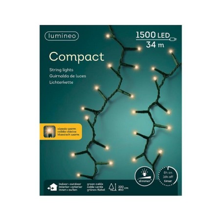 Luminaires compacts Lumineo LED fixes 1500L 34m avec minuterie 8 heures