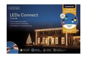 Lumineo LED connectent un ensemble de démarrage de lumière de fête multi 20 lampes multicolores 8 fonctions effet scintillant