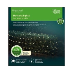 Lumineo Durawise LED netverlichting 192L warmwit 180x85cm