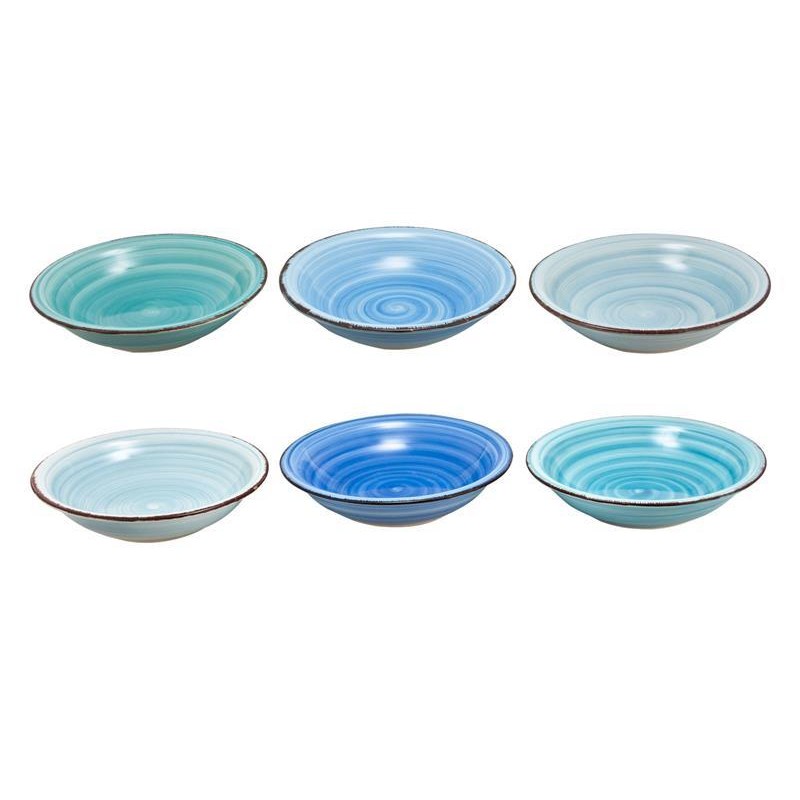 Diepbord Blue Doos A 6 Stuks Ø21cm