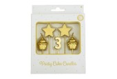 Paperdreams Party cake candles - 3 jaar