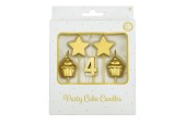 Paperdreams Party cake candles - 4 jaar