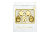 Paperdreams Party cake candles - 8 jaar