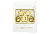 Paperdreams Party cake candles - 10 jaar