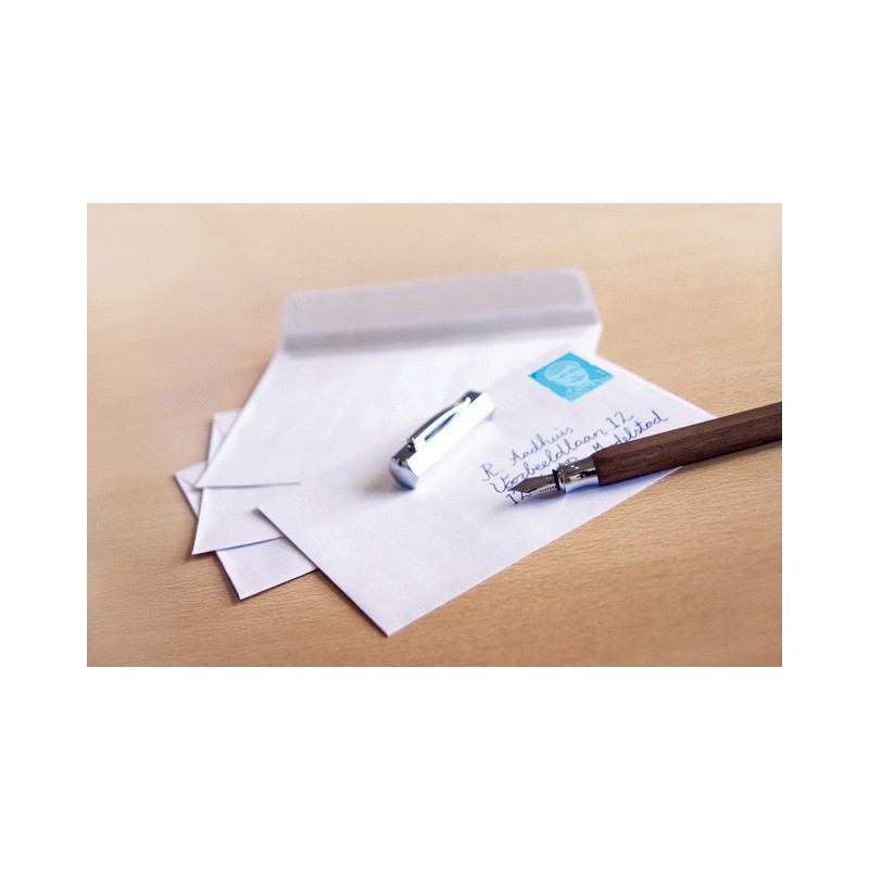 Raadhuis Enveloppes 156x220 EA5 service bande adhésive blanc 80gr 100pcs autocollant