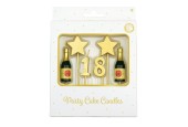 Paperdreams Bougies pour gâteaux de fête - 18 ans
