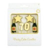 Paperdreams Party cake candles - 70 jaar