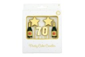 Paperdreams Party cake candles - 70 jaar