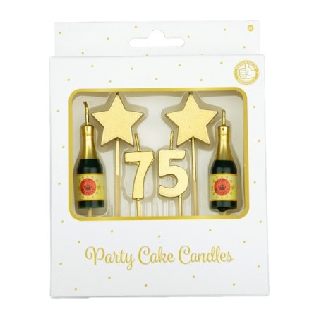 Paperdreams Party cake candles - 75 jaar