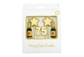 Paperdreams Party cake candles - 75 jaar