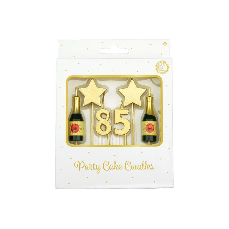 Paperdreams Party cake candles - 85 jaar