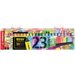 Stabilo Boss original markeerstiften deskset 23 stuks