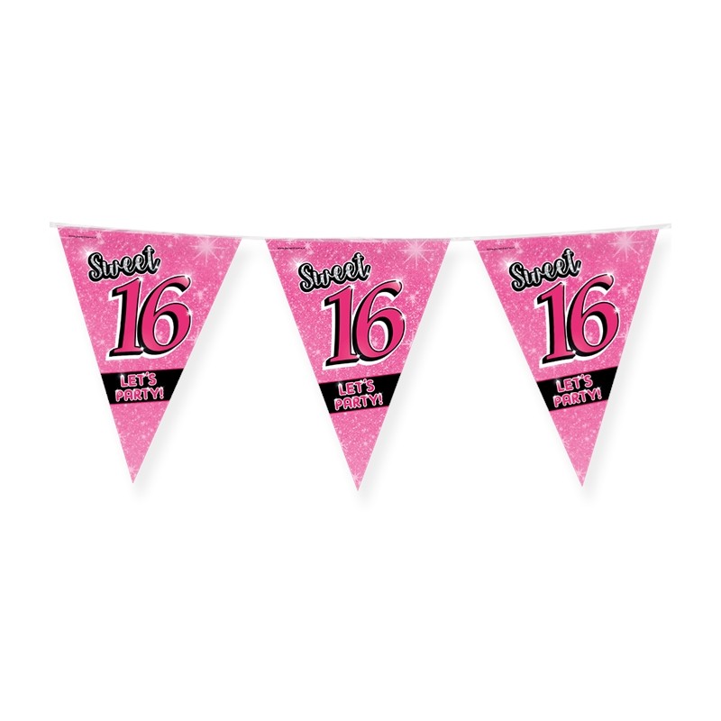 Paperdreams Party Vlag - Sweet 16