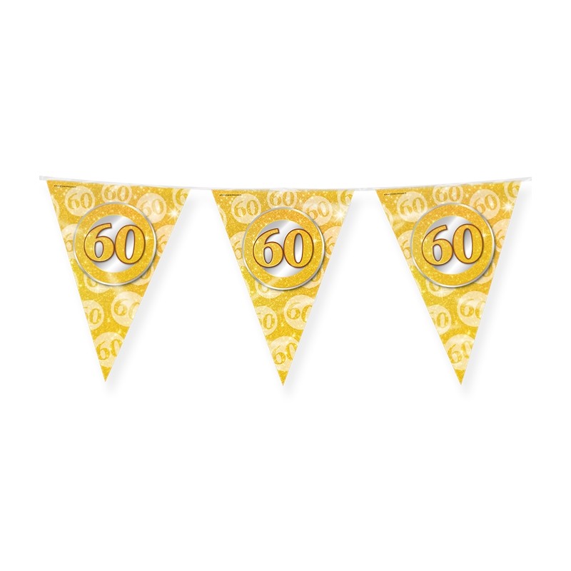 Paperdreams Party Vlag - 60 Jaar Getrouwd