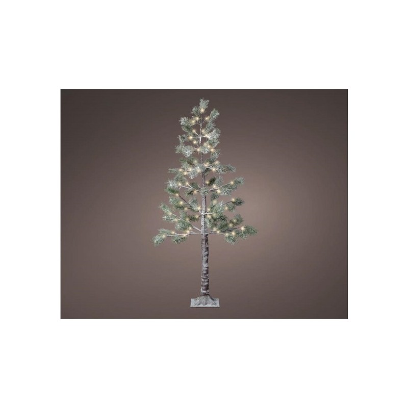 Sapin de Noël artificiel LED Lumineo aspect givré avec 72 lampes 150